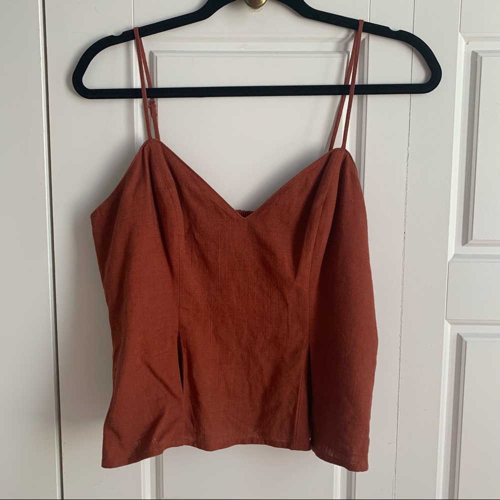 Express Peplum tank top